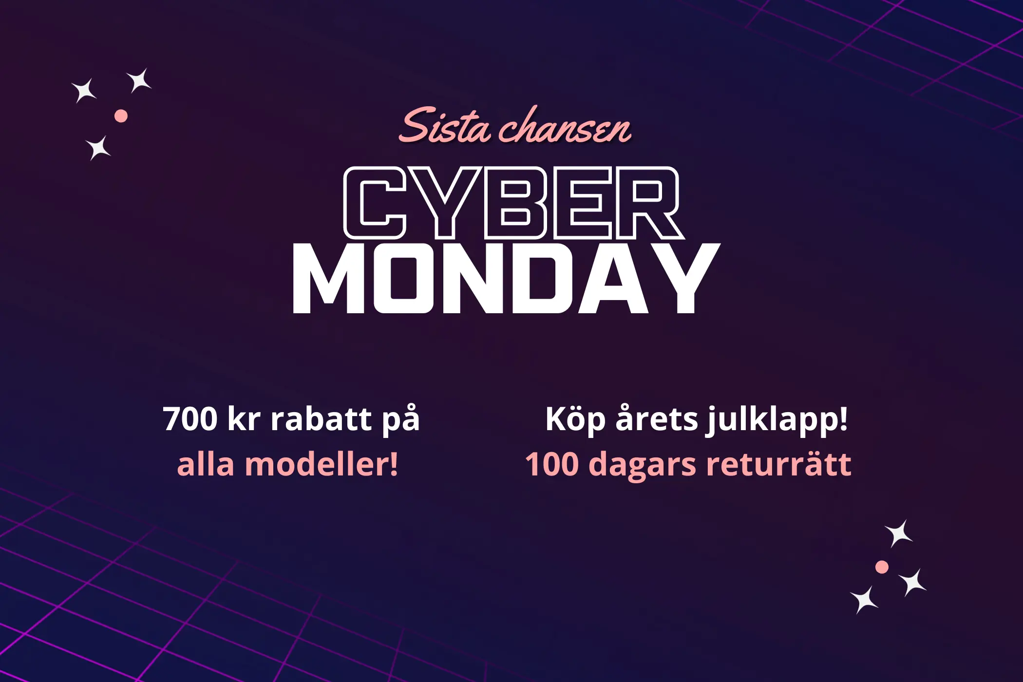 Cyber Monday Iviskin Sverige Deskop