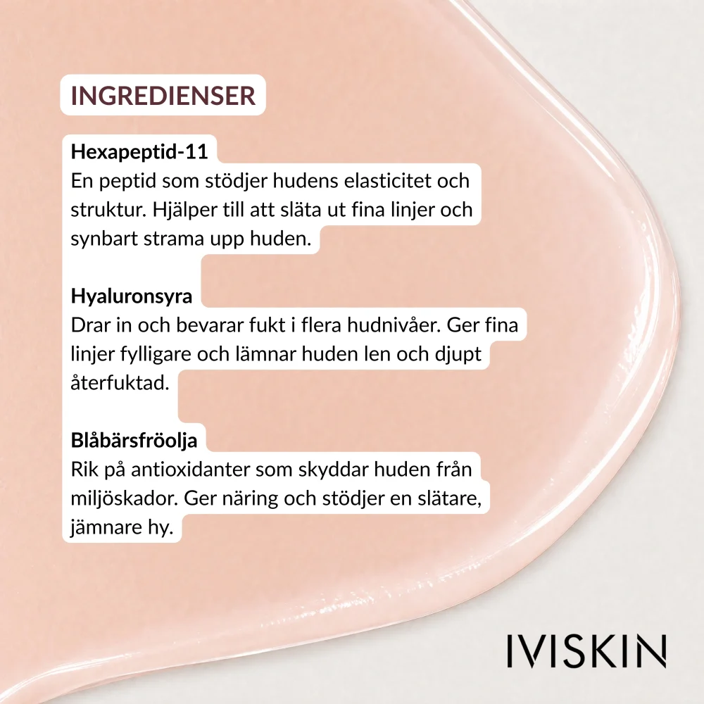 IVISKIN™ Peptide Anti-Aging Serum Ingredienser